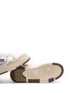 autry - CLC sneakers in white calf leather and brown with beige suede - 3