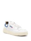 autry - CLC sneakers in white calf leather with blue inserts - 1