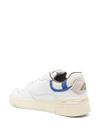 autry - CLC sneakers in white calf leather with blue inserts - 3