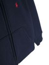 polo ralph lauren - Navy blue hoodie with zip closure - 1