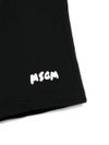 msgm - Black sporty shorts - 2