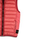 stone island - Red sleeveless and padded vest with pockets - 1