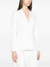 pinko - 'Alexia' white double breasted jacket - 4