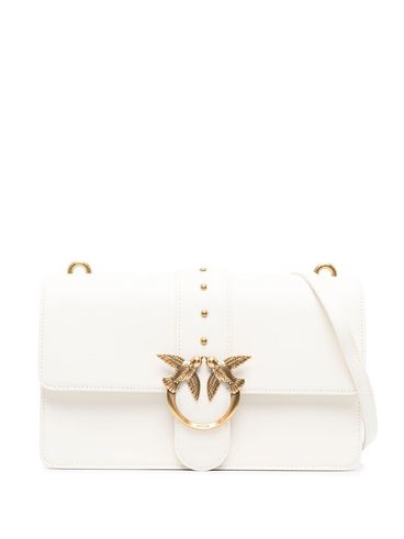 PINKO - White 'Love One Classic' bag with studs