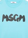 msgm - Light Blue Logo T-Shirt - 2