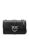 pinko - Borsa 'Love one classic' nera con borchiette argentate