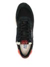 autry - Reelwind sneakers in black and orange with suede - 3