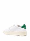 autry - Medalist sneakers in white and green leather - 1