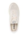 autry - Medalist sneakers in perforated beige cotton - 3