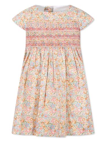 BONPOINT - Floral-print pink dress