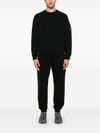 stone island - Black cotton sweatpants with pocket - 4