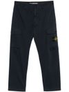 stone island - Blue pants with side pockets