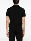 stone island - Polo in cotone nero a maniche corte - 1