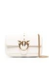 pinko - White leather bag 'Love one pocket'