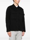 stone island - Black cotton jacket with pockets - 1