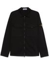 stone island - Black cotton jacket with pockets