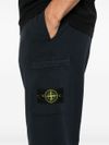 stone island - Blue cotton sweatpants with pocket - 2