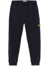 stone island - Blue cotton sweatpants with pocket