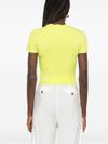 versace jeans couture - Yellow T-shirt with graphic print by Versace. - 2