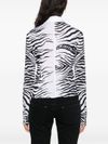 versace jeans couture - Camicia con stampa animalier zebrata - 2