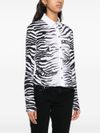 versace jeans couture - Camicia con stampa animalier zebrata - 4