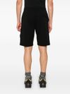 stone island - Shorts neri con tasca laterale - 2