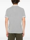 stone island - Polo in cotone grigio a maniche corte - 1