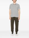 stone island - Polo in cotone grigio a maniche corte - 2