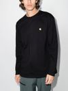 carhartt wip - Black cotton long-sleeve t-shirt - 1