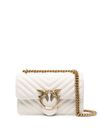 pinko - White quilted leather 'Love One Mini' bag