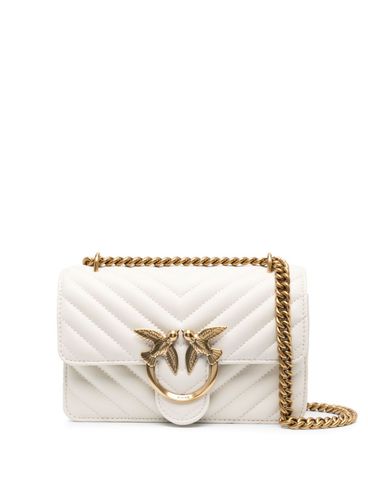 PINKO - White quilted leather 'Love One Mini' bag