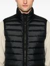 stone island - Blue quilted and padded vest - 1