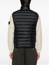 stone island - Blue quilted and padded vest - 3