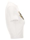 versace jeans couture - White T-shirt with baroque print - 2