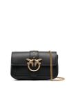 pinko - Black leather 'Love One Pocket' bag