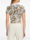 versace jeans couture - Baroque print T-shirt top - 2