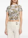 versace jeans couture - Baroque print T-shirt top - 3