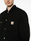 carhartt wip - Black cotton jacket with front pockets - 1