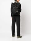 carhartt wip - Black backpack with front pocket - 3