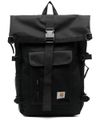 carhartt wip - Black backpack with front pocket