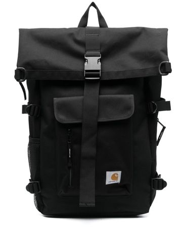 CARHARTT WIP - Black backpack with front pocket