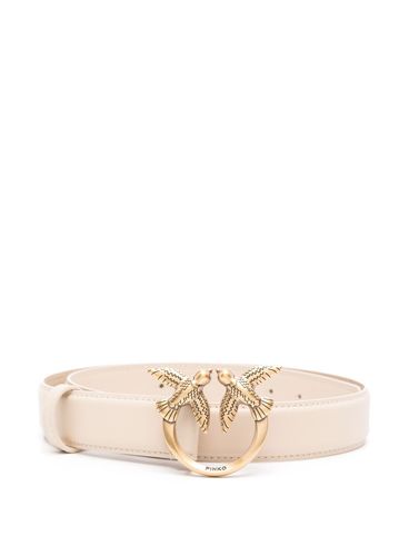 PINKO - Beige 'Love Berry' belt