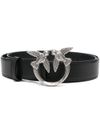 pinko - Black leather 'Love Berry' belt