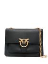 pinko - Black leather 'Love One Soft' bag