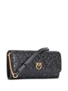 pinko - Black leather 'Love Tiny Birds' wallet - 4