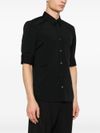 alexander mcqueen - Black short-sleeve shirt - 2