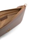 pinko - Beige 'Classico' leather clutch bag - 4