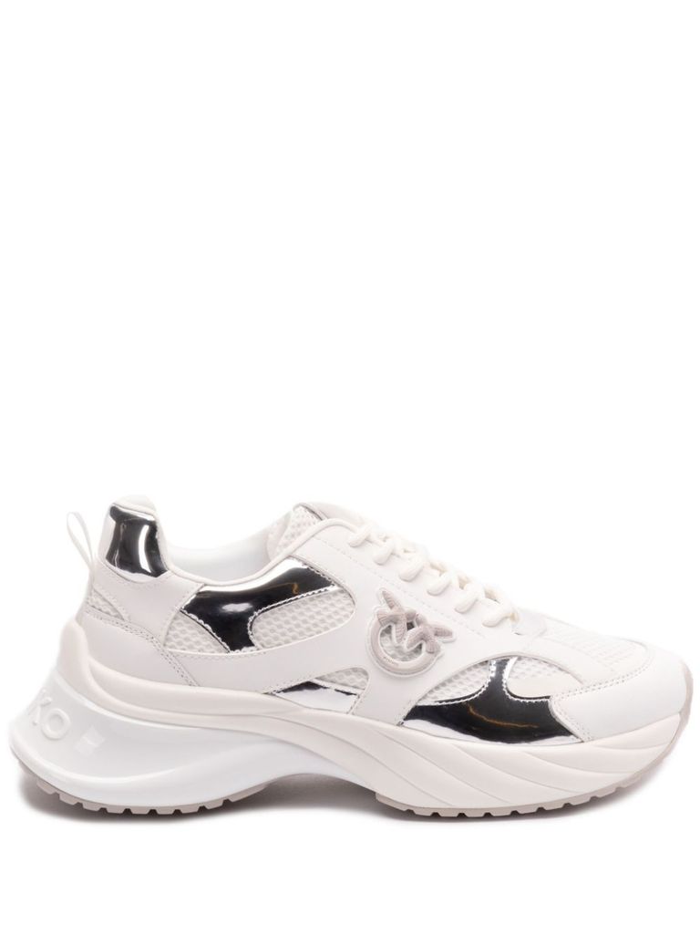 Pinko Ariel Low-top Running Sneakers In White