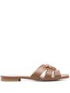 pinko - 'Marli' leather slides slippers