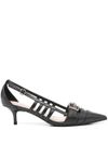 pinko - Black 'Gloria' leather pumps